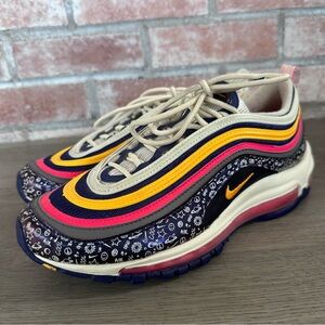 Nike Air Max 97 Youth 7Y Women’s 8 Multicolor Sneakers Colorful Shoes GS